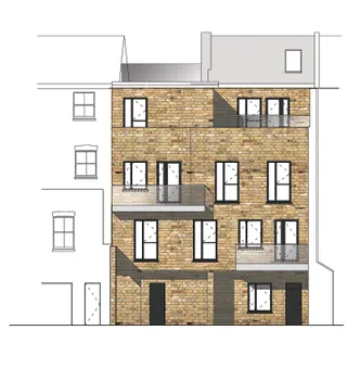 Flats above shops, East Putney - View 1